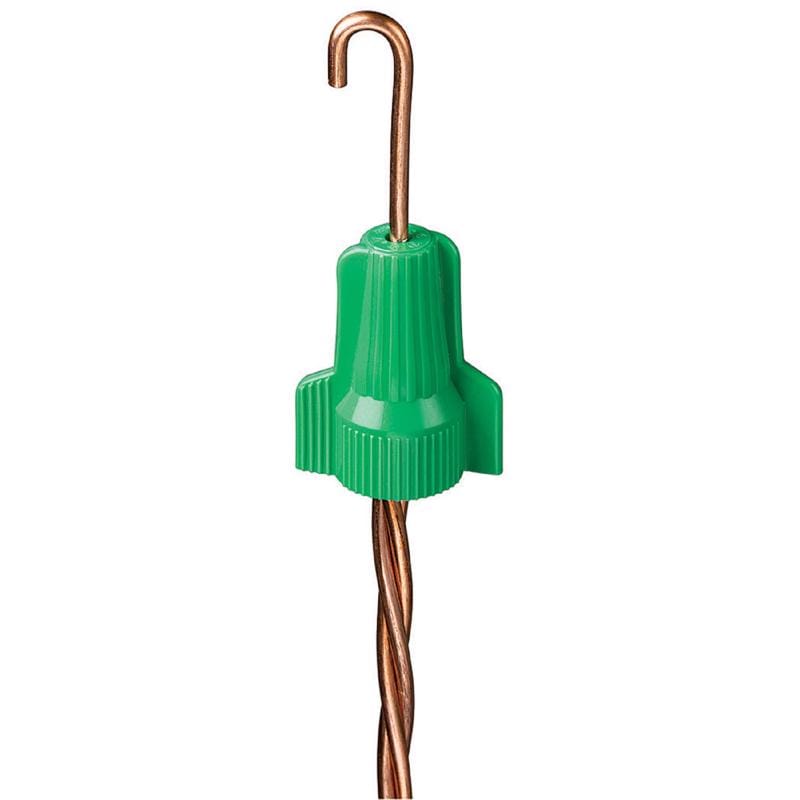 Ideal Industries 773343 WingTwist Wire Connectors Green 10 pk
