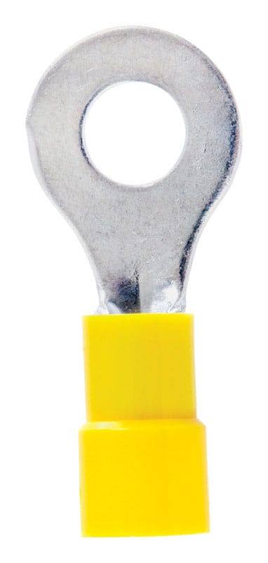 Jandorf 60993 12-10 Ga. Insulated Wire Ring Terminal Yellow 5 pk