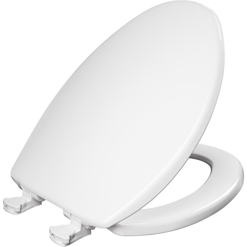 Mayfair BY Bemis 188EC 000 Elongated White Plastic Toilet Seat