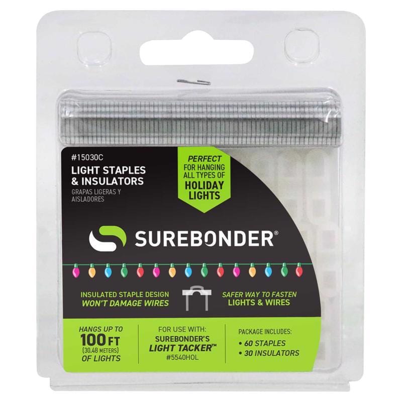 Surebonder 15030C 1/2 in. W X 1/2 in. L Wide Crown Cable Staples 60 pk
