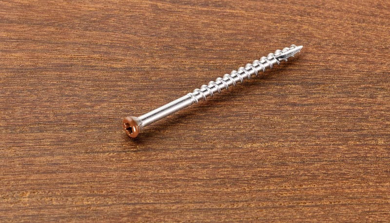 Starborn STX34T08250 Headcote No. 8 X 2-1/2 in. L Brown Star Trim Head Deck Screws 350 pk