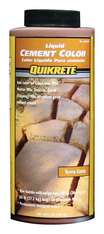Quikrete 1317-04 Liquid Cement Color 10 oz Terra Cotta