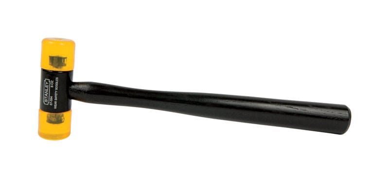 Stanley 57-594 8 oz Soft Face Hammer Plastic Head Hickory Handle