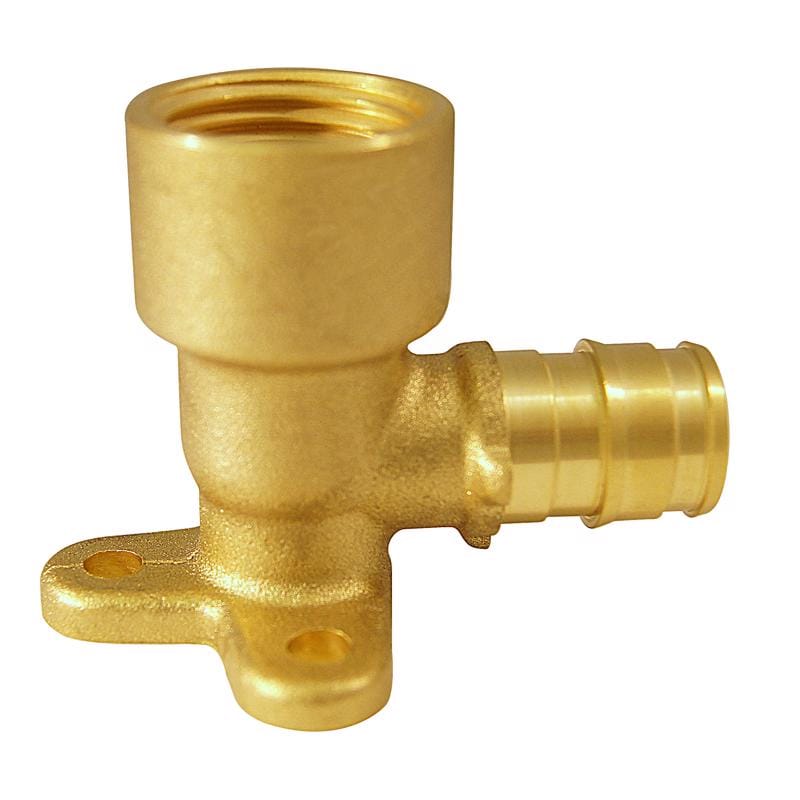 Apollo EPXDEE12 Expansion PEX / Pex A 1/2 in. Expansion PEX in to X 1/2 in. D FPT Brass Drop Ear Elbow
