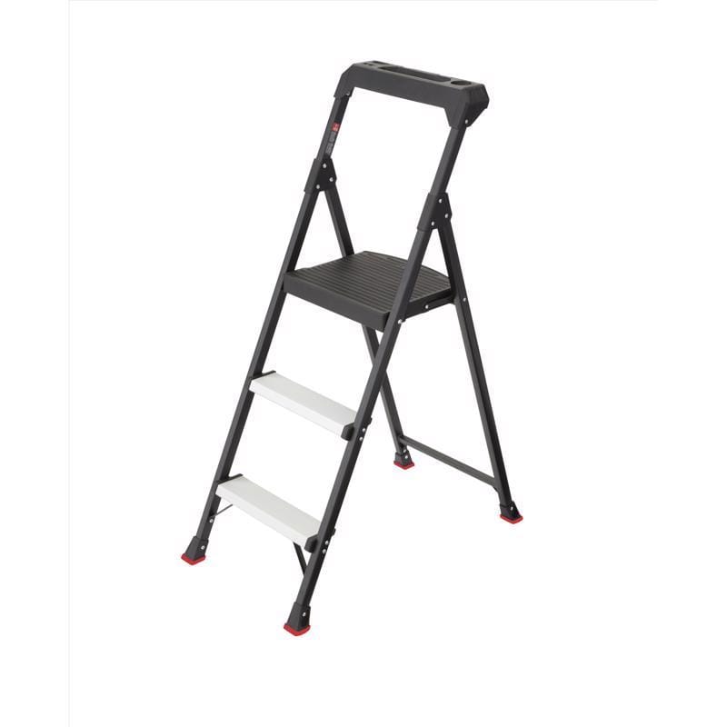 Lift Ladders LLHD-3 3.94 ft. H Steel Step Ladder Type IA 300 lb. cap.