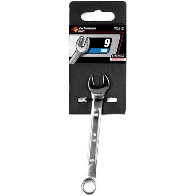 Performance Tool W311C 9 mm X 9 mm 12 Point Metric Combination Wrench 1 pc