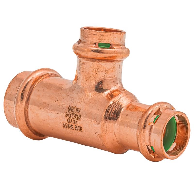 QuickFitting SPWT211R 3/4 in. Press in. Press in. Copper Tee