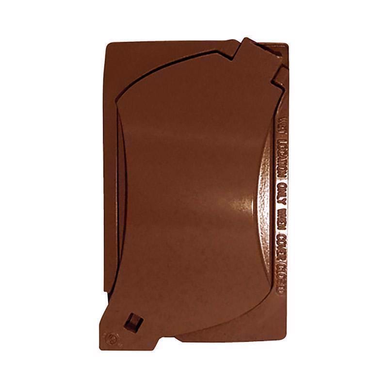 Sigma Engineered Solutions 14147BR Rectangle Die-Cast Metal 1 gang 4.57 in. H X 2.81 in. W Universal Cover