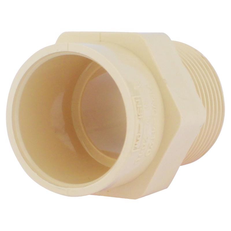 Charlotte Pipe CTS021091000 FlowGuard 1 in. Socket X 1 in. D MPT CPVC Adapter