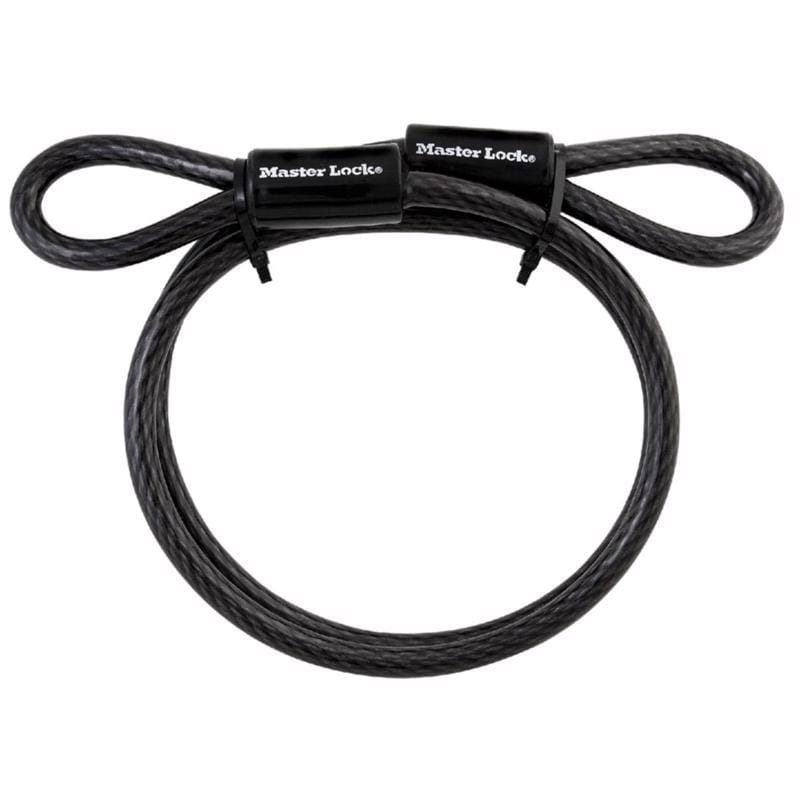 Master Lock 85DPF Cable Steel3/8X4' Flex