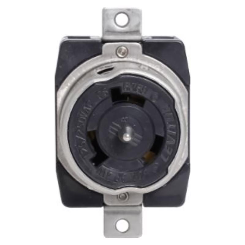 Leviton CS6369 Industrial Nylon Locking Receptacle Non-NEMA 10-6 AWG 3 Pole 4 Wire