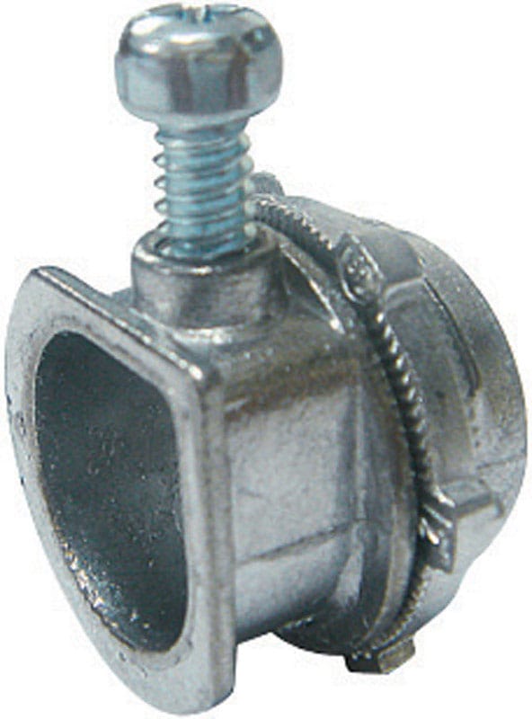 Sigma Engineered Solutions 49501 ProConnex 3/8 in. D Die-Cast Zinc Flex Connector For BX, MC and FLEX 1 pk