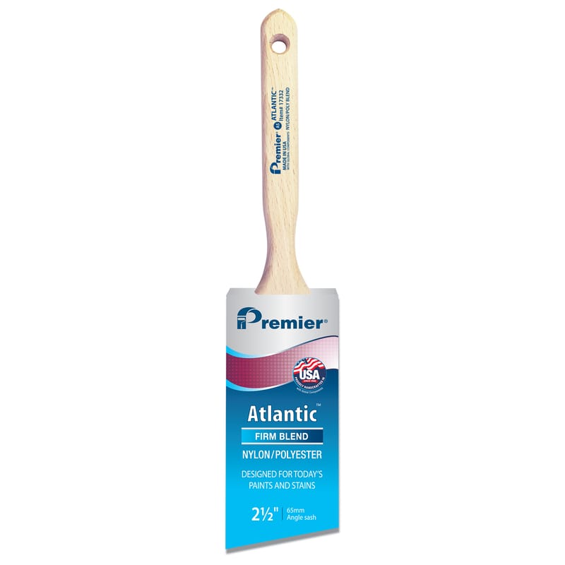 Premier 17332 Atlantic 2-1/2 in. Firm Angle Paint Brush