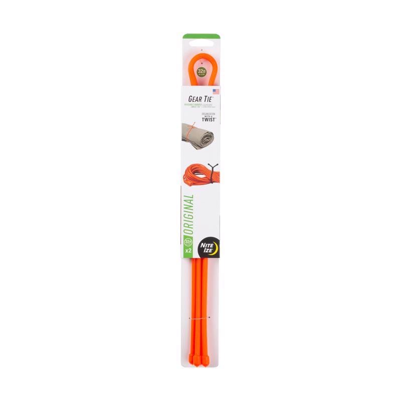 Nite Ize GT32-31-2R3 Gear Tie 32 in. L Orange Twist Ties 2 pk