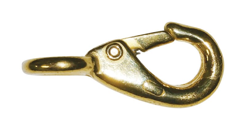 Baron 249B-1 5/8 in. D X 2-4/8 in. L Polished Bronze Quick Snap 68 lb