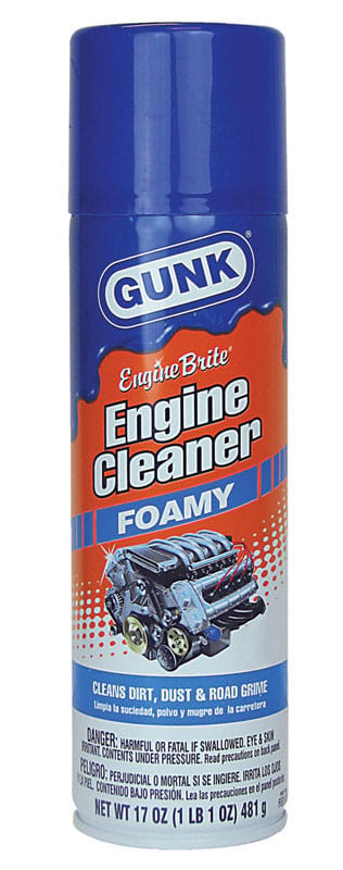 Gunk FEB1CA Engine Brite No Scent Cleaner and Degreaser 17 oz Foam