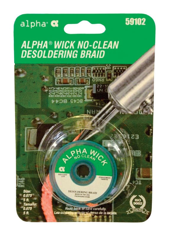 Alpha FRY AM59102 No-Clean Desoldering Braid Copper 1 pc