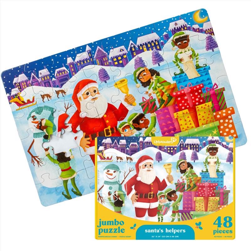 Upbounders LTSANTAJPZL-48 Santa's Helpers Christmas Puzzle 48 pc