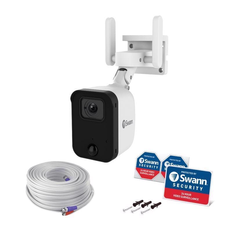 Swann SWIFI-FOURTIFY4 Fourtify Plug-in Indoor and Outdoor Smart-Enabled Security Camera