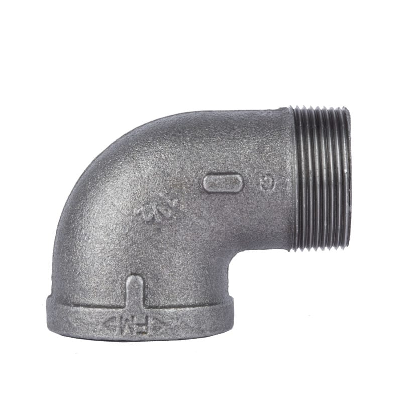 STZ Industries 501543 1-1/2 in. MIP each X 1-1/2 in. D FIP Black Malleable Iron 90 Degree Street Elbow