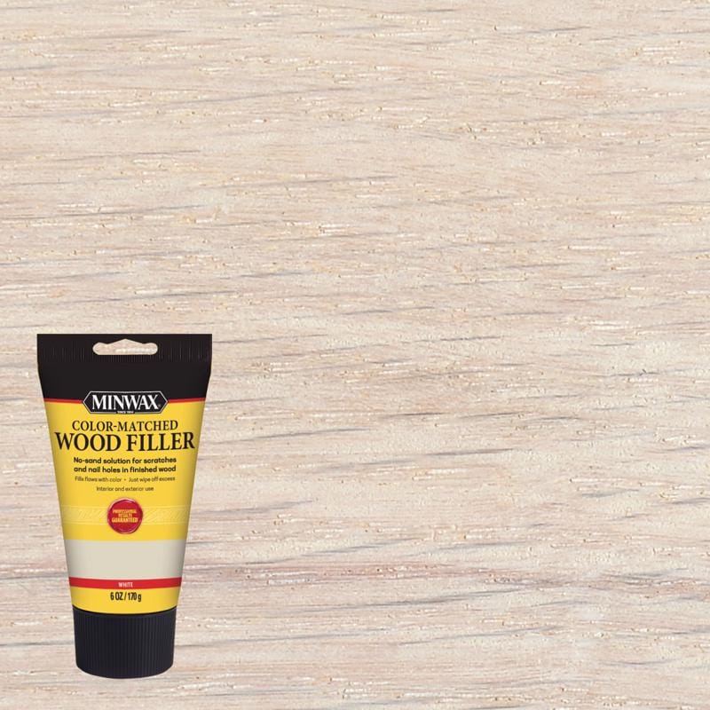 Minwax 448540000 Color-Matched White Wood Filler 6 oz