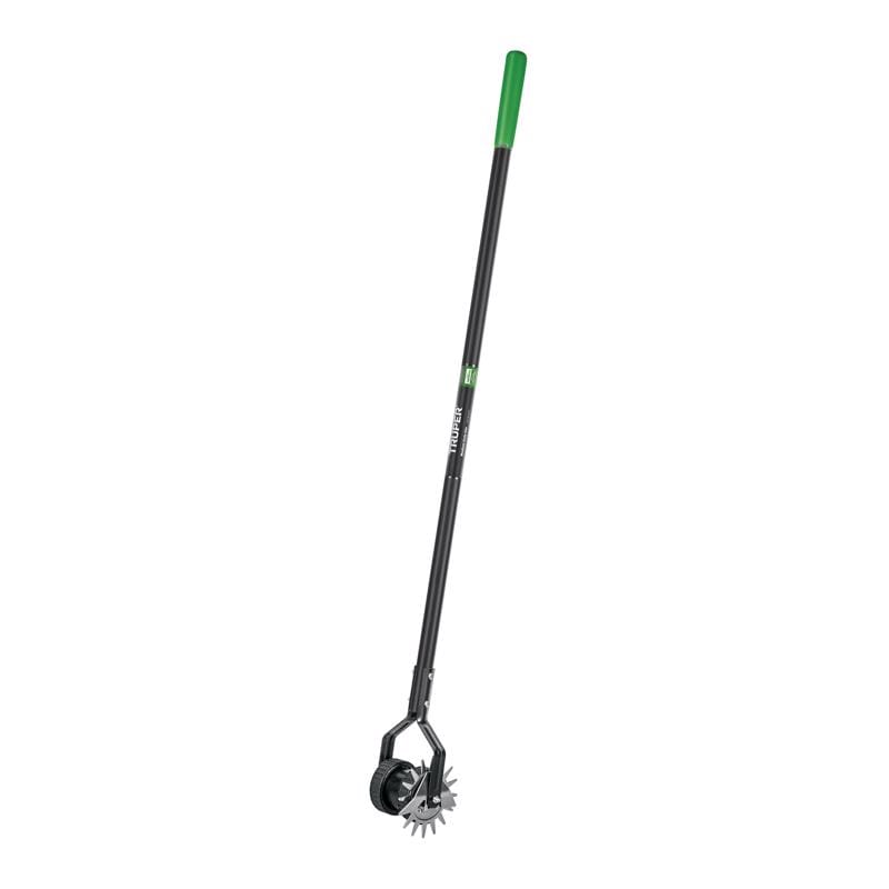 Truper ROT-EDG Tru-Tough Steel Dual-Wheeled Rotary Edger 48 in. Fiberglass Handle