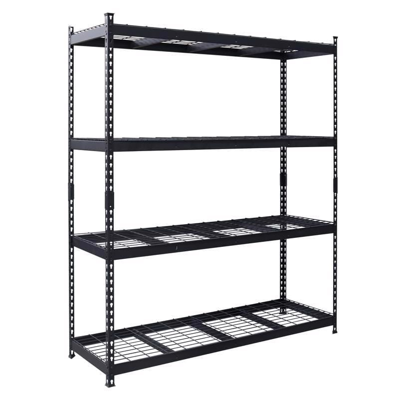 Ar Shelving 6327 HD Metal Shelf 72 in. H X 60 in. W X 20 in. D Steel 4-Tier Shelving Unit
