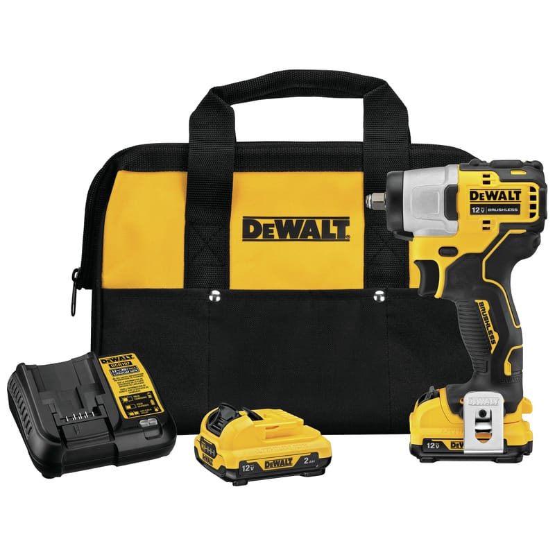 Dewalt DCF902F2 12V MAX 3/8 in. Cordless Brushless Impact Wrench Kit (Battery & Charger)