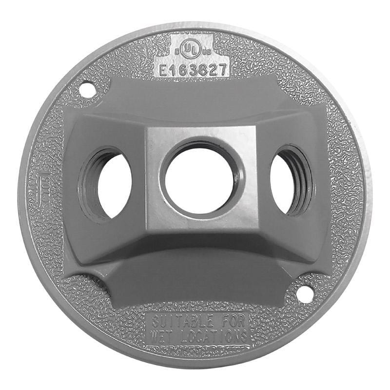 Sigma Engineered Solutions 14383 Round Die-Cast Metal 4.13 in. H X 4.13 in. W Lampholder Cover