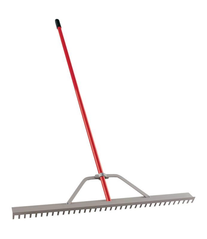 Corona RK 61054 60 in. 36 Tine Aluminum Landscape Rake Aluminum Handle