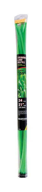 Maxpower 333755 RoundCut Commercial Grade 0.155 in. D X 21 in. L Trimmer Line