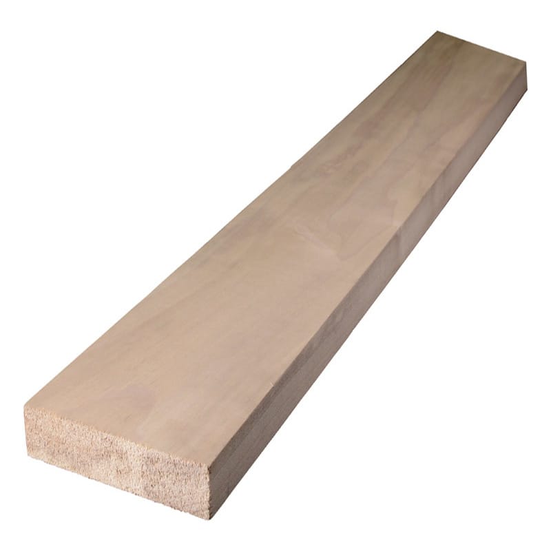 Alexandria Moulding 0Q1X4-27048C 1 in. X 4 in. W X 4 ft. L Poplar Lumber Clear Grade