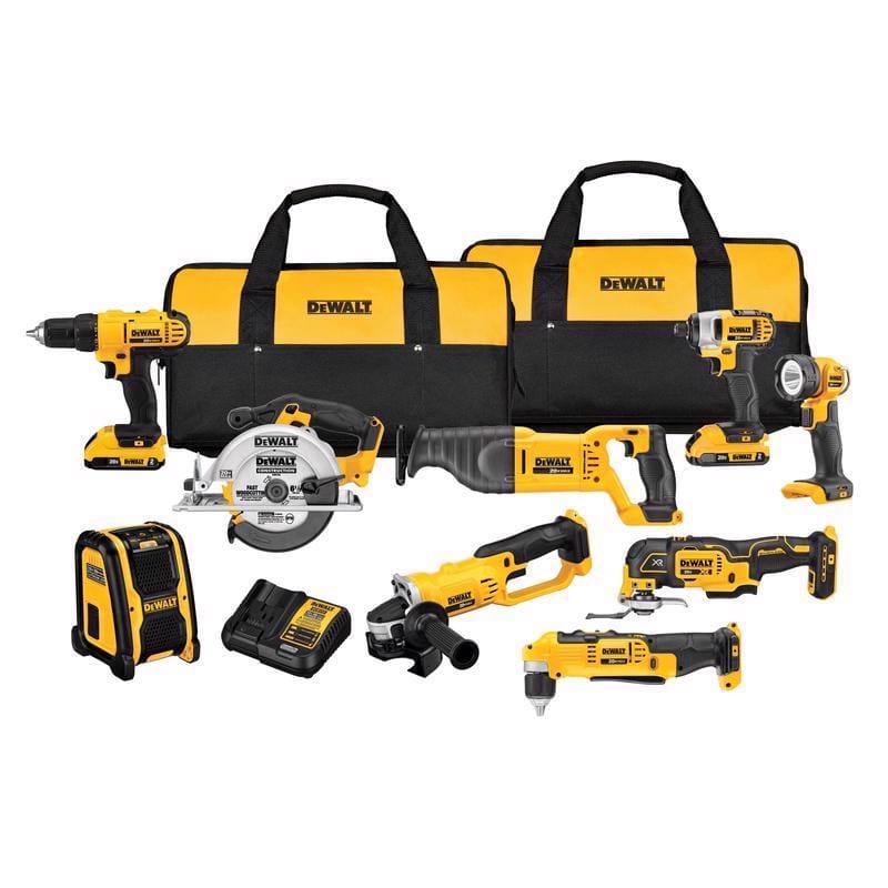 Dewalt DCK940D2 20V MAX Cordless Brushed 9 Tool Combo Kit