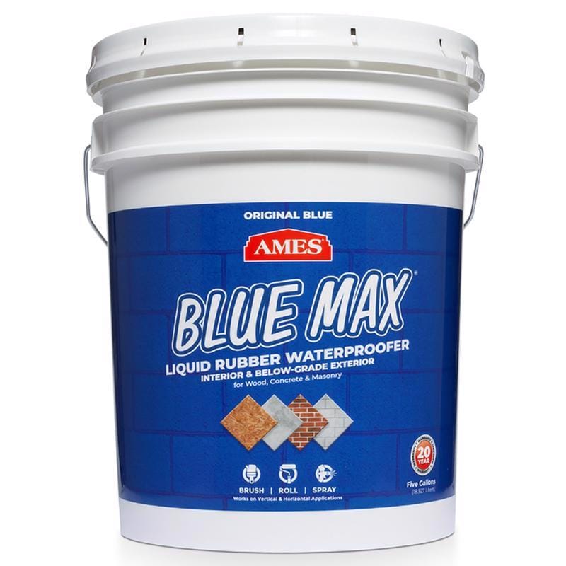 Ames BMX5RG Blue Max Liquid Rubber Blue Waterproof Coating 5 gal