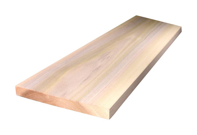 Alexandria Moulding 0Q1X8-27048C 1 in. X 8 in. W X 4 ft. L Poplar Board S4S Grade