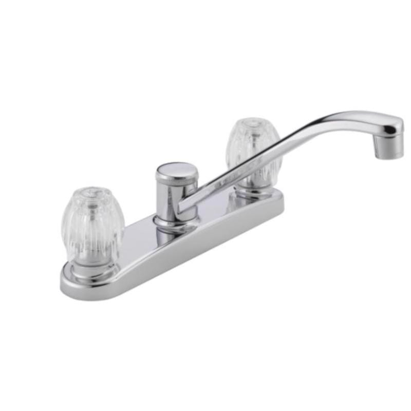 Peerless P220LF Two Handle Chrome Kitchen Faucet