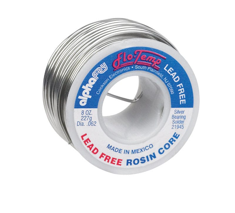 Alpha FRY 21945 8 oz Lead-Free Rosin Core Solder Wire 0.062 in. D Silver Bearing 1 pc