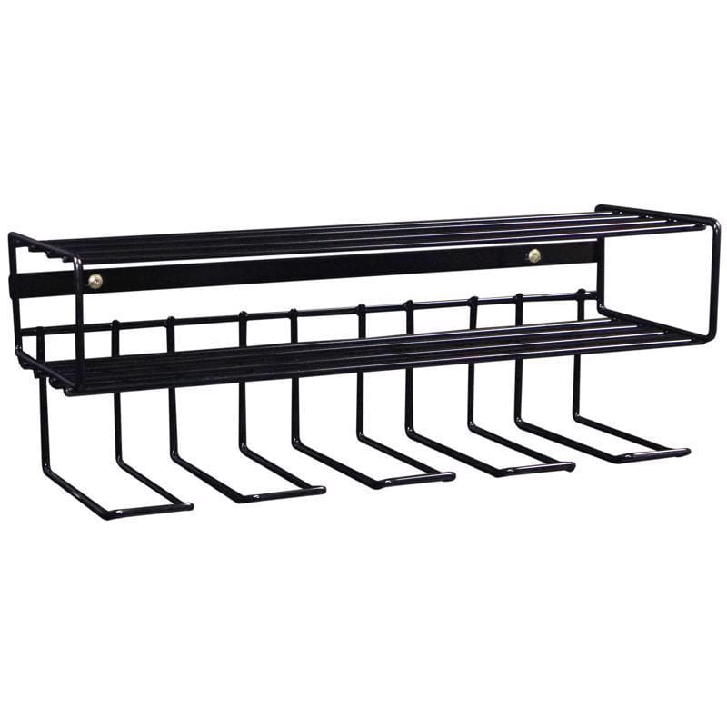 C2M C2M5032P 7.5 in. H X 21.5 in. W X 7.5 in. D Black Steel Wall Mount Tool Holder