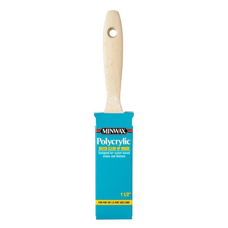 Minwax 427310150 Polycrylic 1-1/2 in. Flat Paint Brush