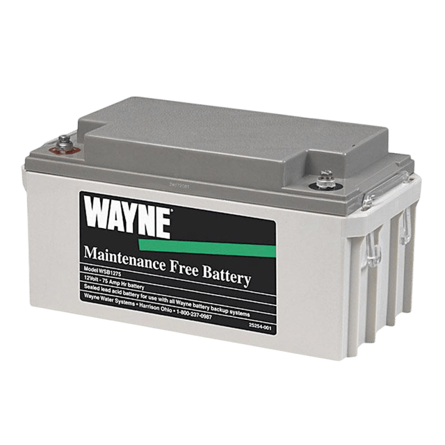 Back-up Pump Batt & Acid
