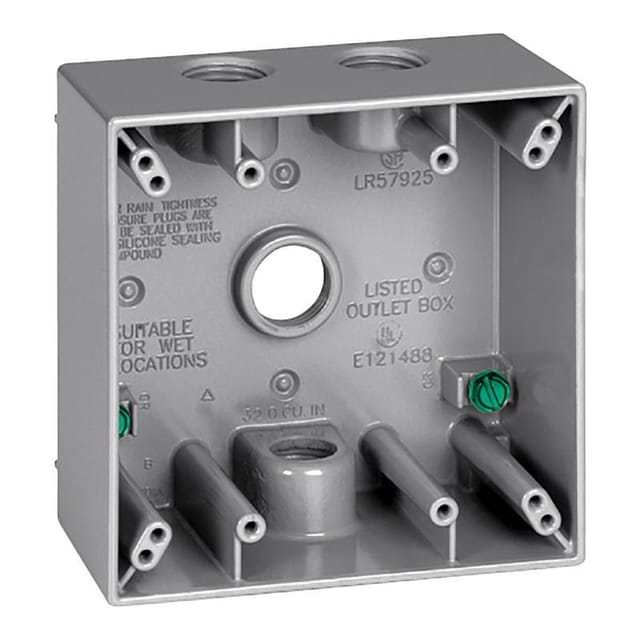 Metal Weatherproof Box & Cov