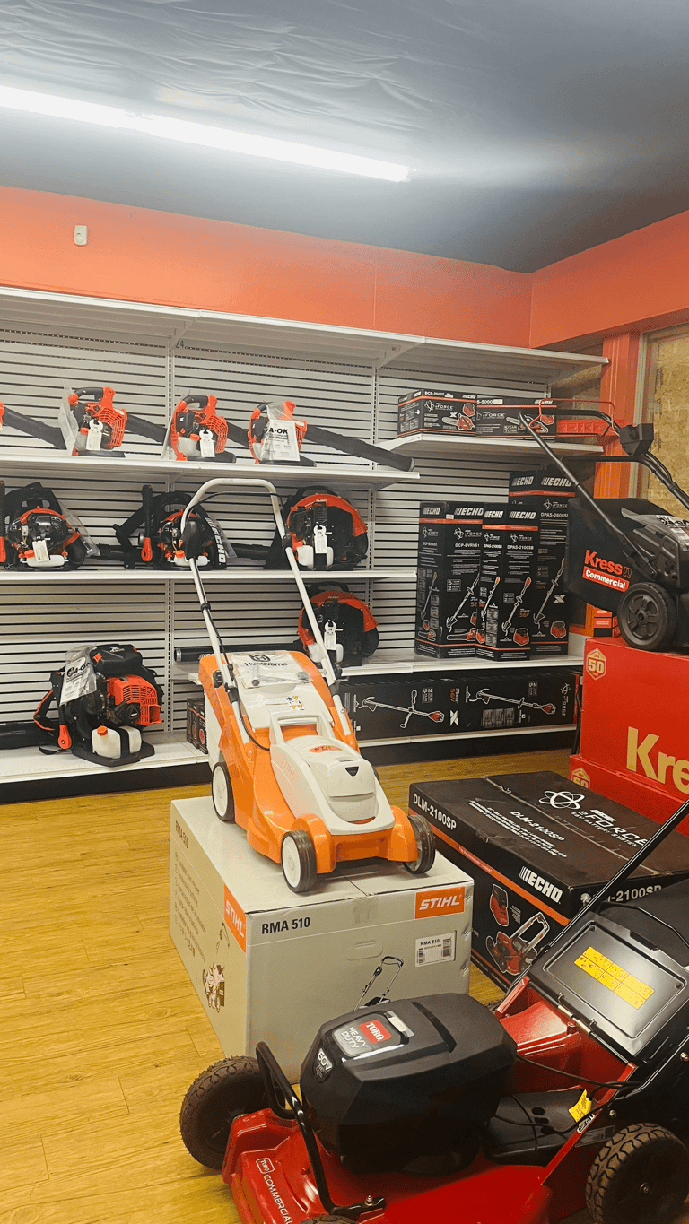 Inside the A-OK Power Equipment Buellton store
