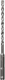 Makita B-60610 1/4" x 6" SDS-PLUS Bit, 2-Cutter - Image 1