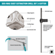Makita B-63840 5/8" x 24" SDS-MAX Dust Extraction Drill Bit - Image 2