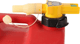 No-Spill 1415 1.25 Gallon Poly Gas Can - Image 3