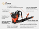 Echo DPB-5800TD2-2 56V Backpack Blower W/Dual Port & (2) 5. - Image 1
