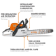 Stihl 1140 200 0592 Ms 391 25" | 33 Rs3 84 - Image 2