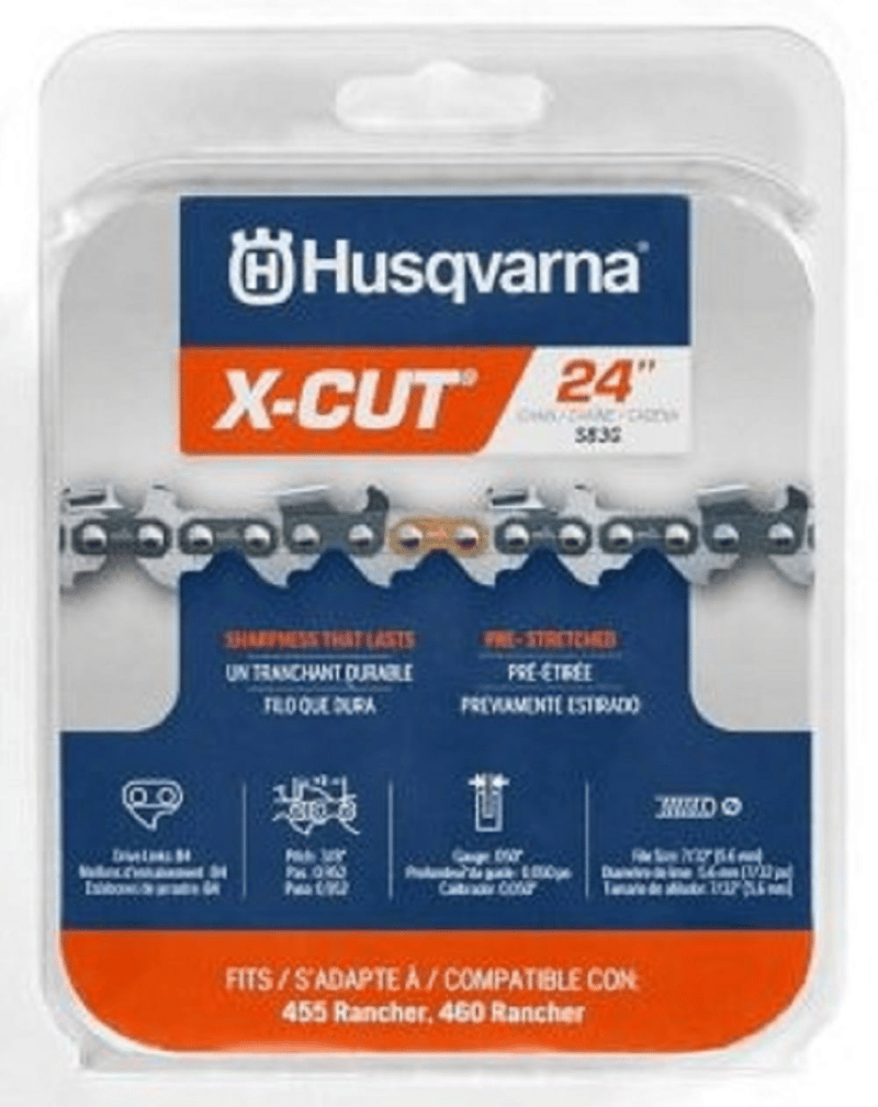 Husqvarna 529475084 24" Chain S83G 3/8 050 84Dl Cs