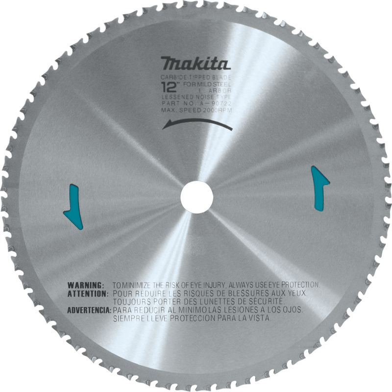 Makita A-90722 12" 60T Carbide-Tipped Saw Blade, Ferrous Metal