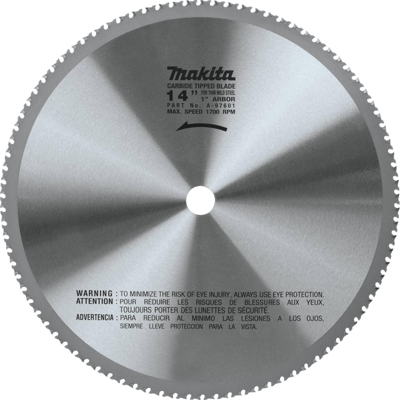 Makita A-97601 14" (90T) Carbide-Tipped Metal Cutting Blade, Ferrous Metal - Thin Gauge